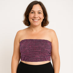 Woven Cotton Bandeau Boob Tube top