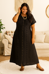 Embroidered Floral Dress