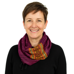 Blended Striped Fleece Scarf