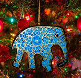 Hand Painted Festive Elephant