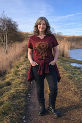 Moon Dreamcatcher Print Top