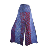 Wide Leg Patchwork Trousers
