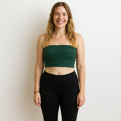 Woven Cotton Bandeau Boob Tube Top