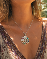 7 Chakra Om Pendant
