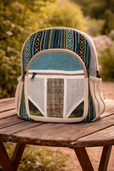 Medium Hemp & Cotton Back Pack