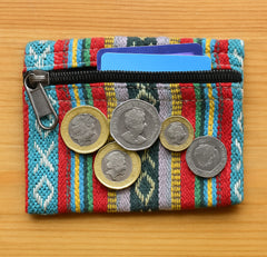 Woven Cotton Coin Purse