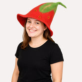 Strawberry Cone Felt Hat