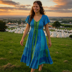 Floral Empire Line Dress