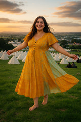 Floral Empire Line Dress