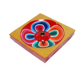 Square Flower Incense Holder
