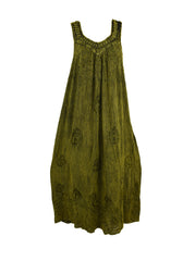Gaia Embroidered Umbrella Dress