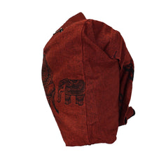 Elephant Print Sadhu Monk Bag