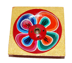 Square Flower Incense Holder