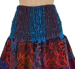 Fleece Patchwork Skirt