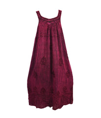 Gaia Embroidered Umbrella Dress