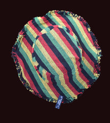 Wide Brim Rasta Cotton Hat