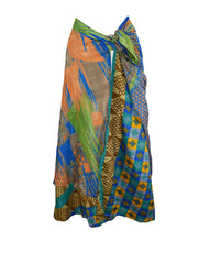 Sari Silk Wrap Skirt 2XL 70"