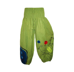 Hippy Flower Pattern Cotton "Hannah" Trousers