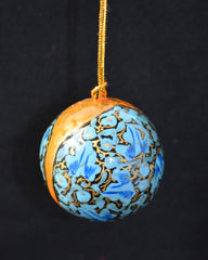 Set of 4 Small Fair Trade Hand-Painted Christmas Baubles