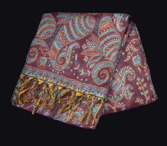 Paisley Pattern Fleece Scarf