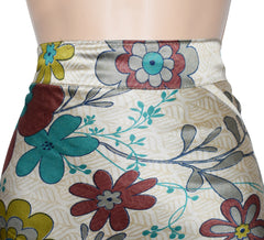 Knee Length Sari Silk Wrap Skirt 62"