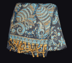 Paisley Pattern Fleece Scarf