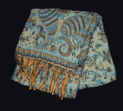 Paisley Pattern Fleece Scarf