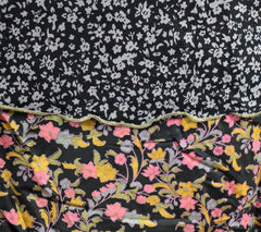 Tea Calf Length Sari Silk Wrap Skirt 44"