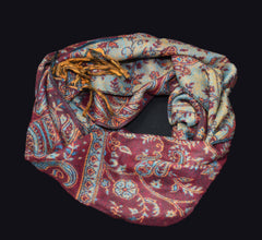 Paisley Pattern Fleece Scarf