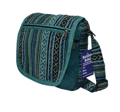 Woven Cotton Shoulder Bag