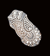 Indian Wood Printing Block - Flower (8x4cm)