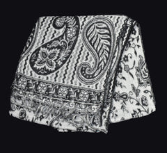 Paisley Pattern Fleece Scarf