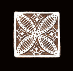Indian Wood Printing Block - Flower (5cm)