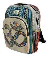 Om Printed Cotton Back Pack