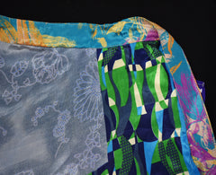 Sari Silk Wrap Skirt 2XL 72"