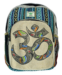 Om Printed Cotton Back Pack