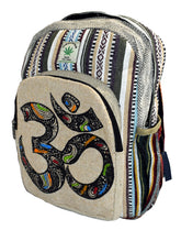 Om Printed Cotton Back Pack