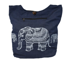 Elephant Print Sadhu Monk Bag