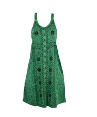 Derora Embroidered Viscose Dress