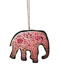 Hand Painted Festive Elephant