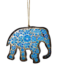 Hand Painted Festive Elephant