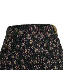 Tea Calf Length Sari Silk Wrap Skirt 68"