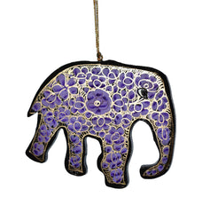 Hand Painted Festive Elephant
