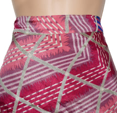 Tea Calf Length Sari Silk Wrap Skirt 72"