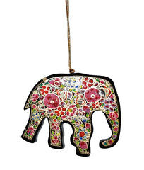 Hand Painted Festive Elephant