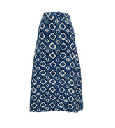 Block Print Cotton Wrap Skirt 60"