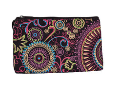Large Printed Cotton Purse Pencil Case