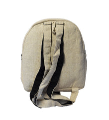 Small Hemp & Cotton Printed Back Pack