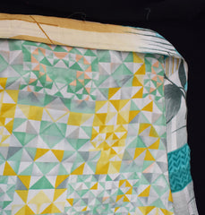 Sari Silk Wrap Skirt 2XL 70"