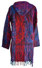 Acrylic Fleece Zip Hooded Jacket